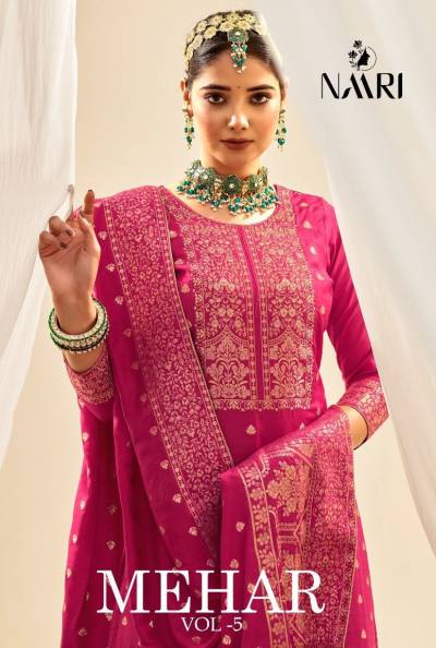 Mehar Vol 5 By Naari Designer Festive Wear Salwar Kameez Collection